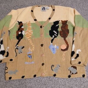 Storybook Knits Cream Handknit Sweater Label